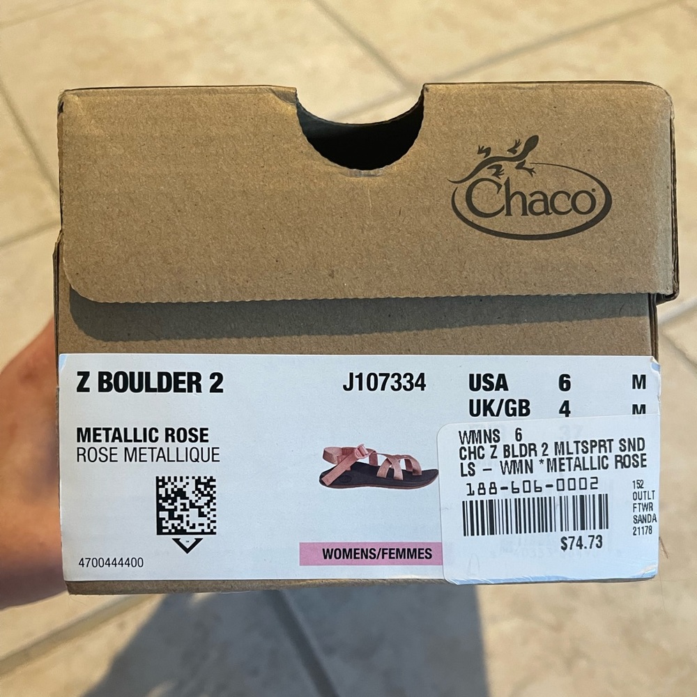 Chaco Z Boulder 2 Metallic Rose